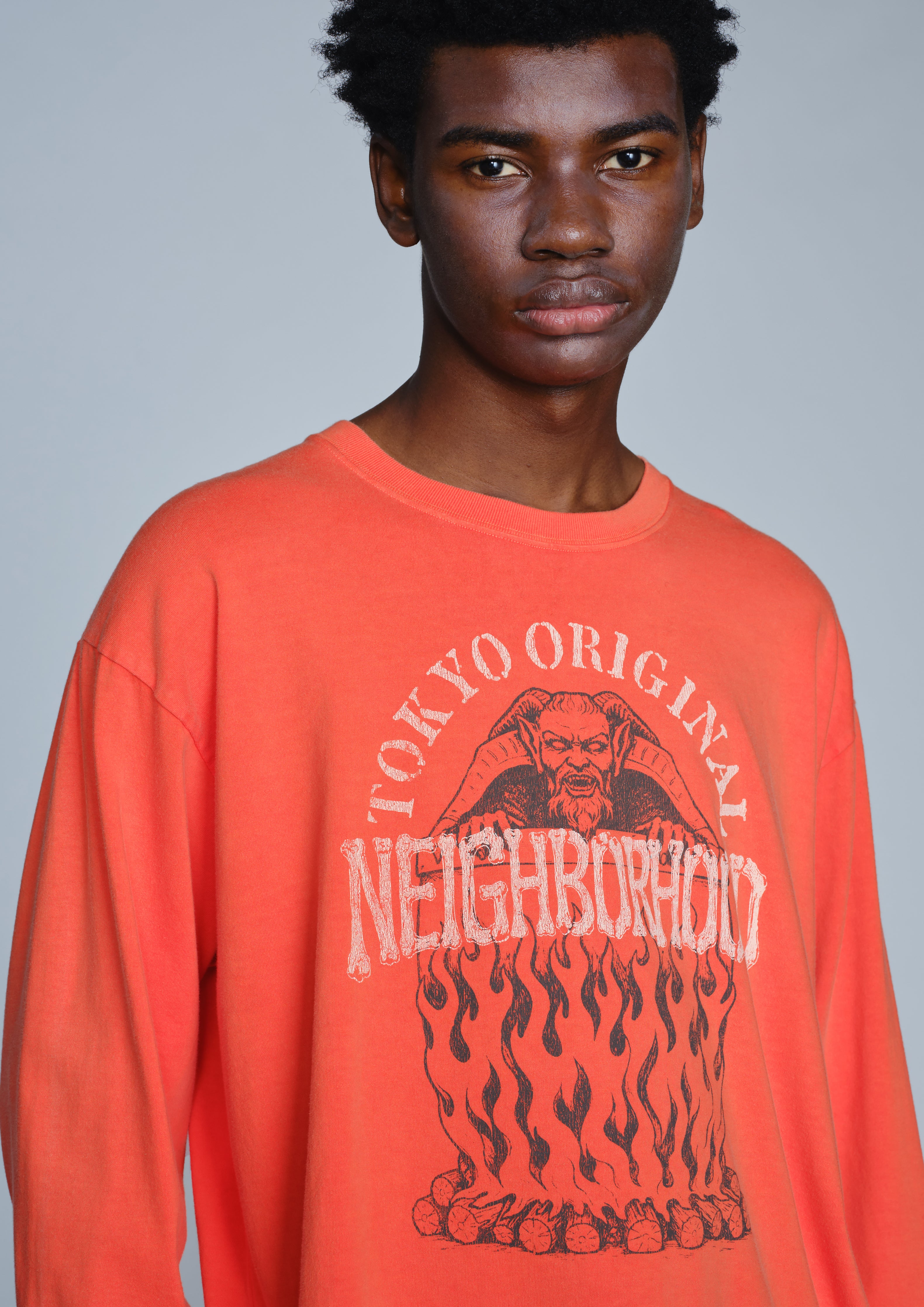 Neighborhood NH Tee LS-3 Longsleeve Grau