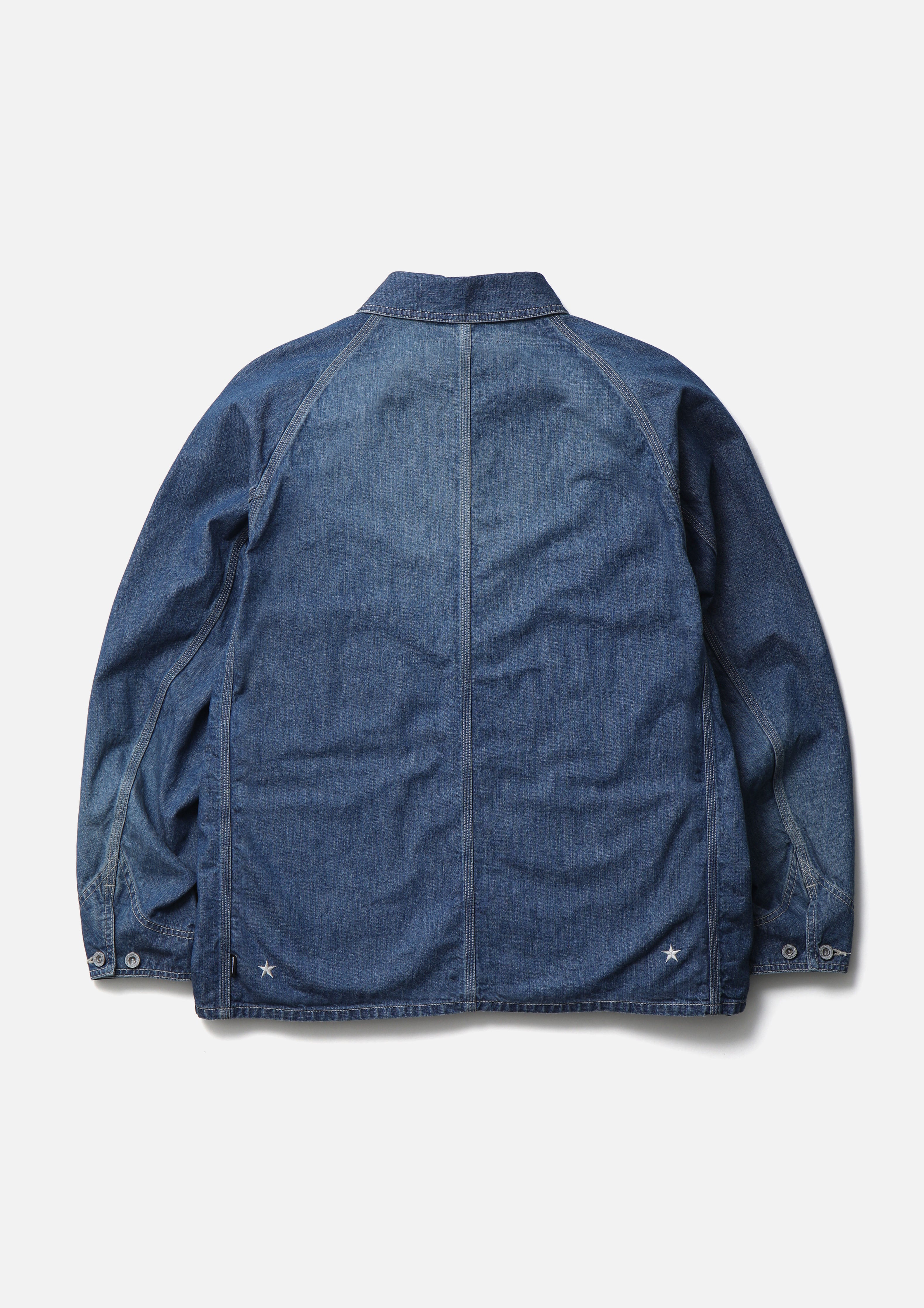 Neighborhood NH x M&M Coverall Jacke Jeans Indigo 11oz