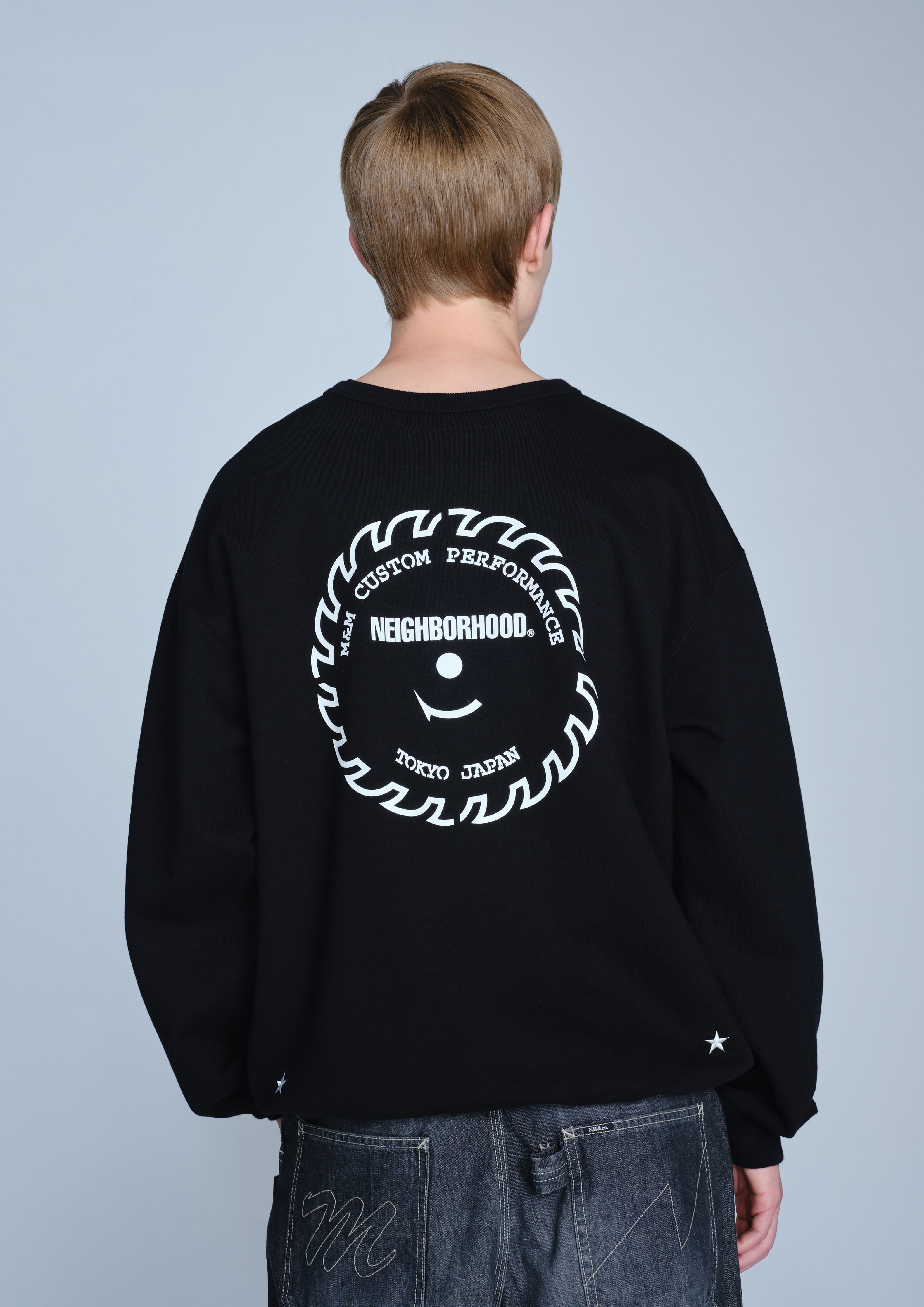 Neighborhood NH X M&M Sweatshirt Schwarz Baumwolle