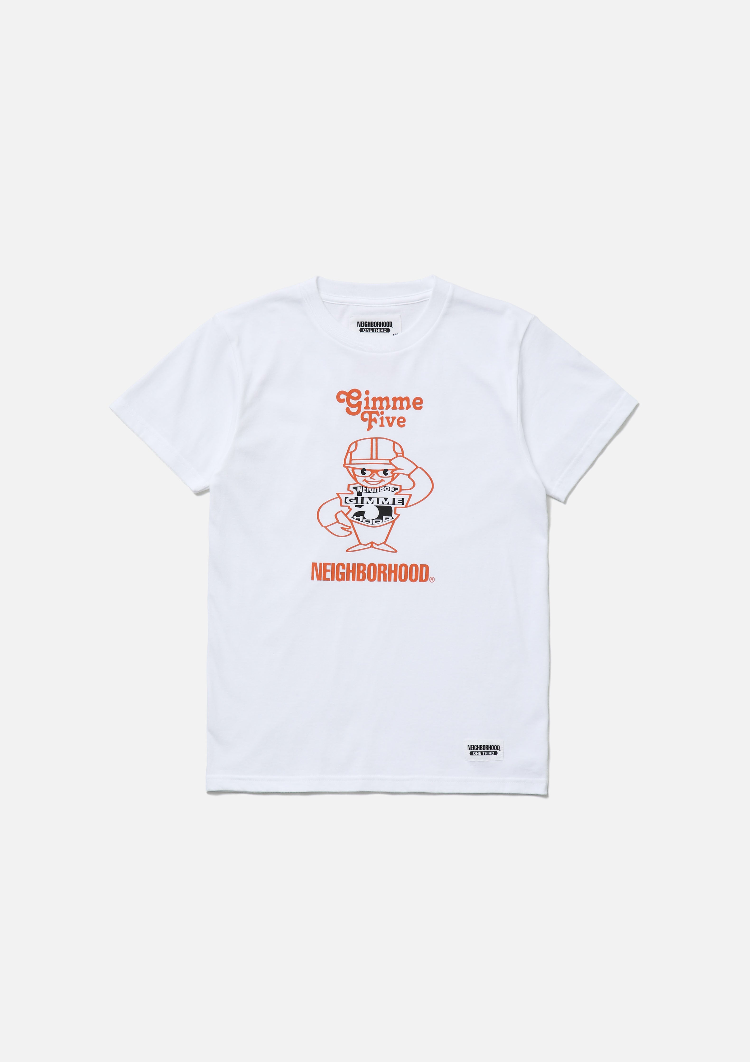 Neighborhood OT X Gimme Five Tee SS T-Shirt Weiß
