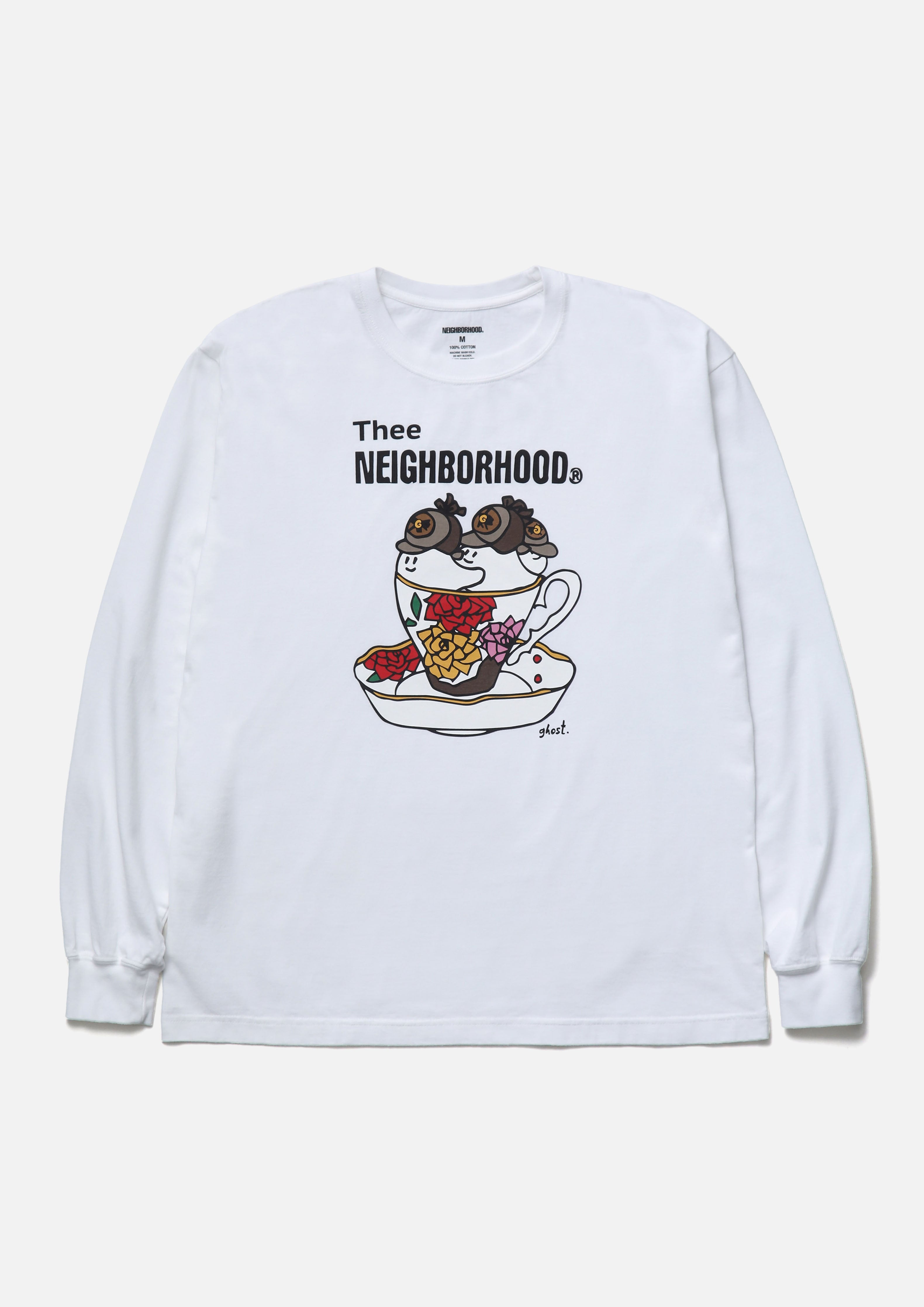 Neighborhood NH Tee LS-7 Langarmshirt Grau Grafikprint