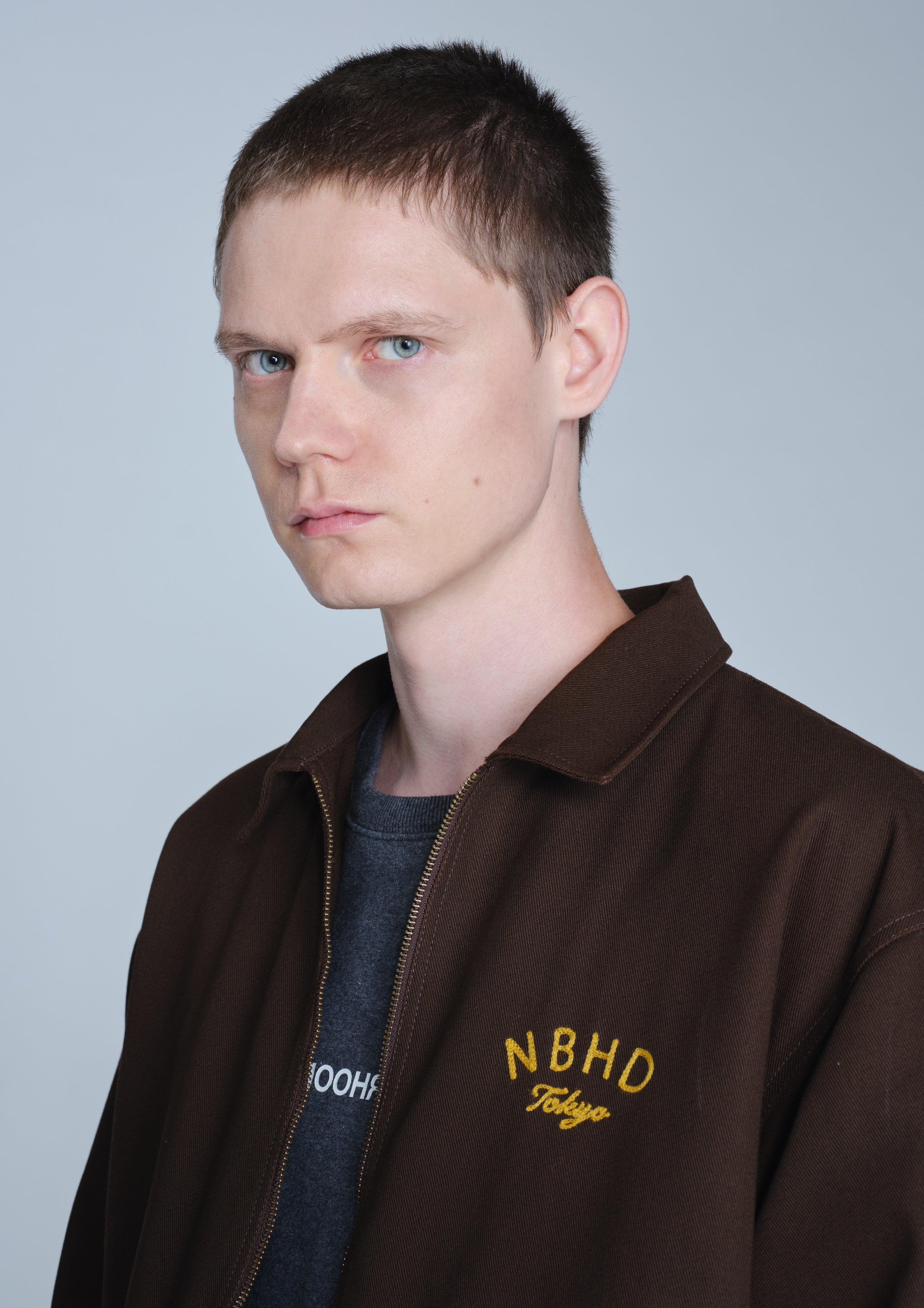 Neighborhood Zip Work Jacket-1 Arbeitsjacke Braun Gr.M