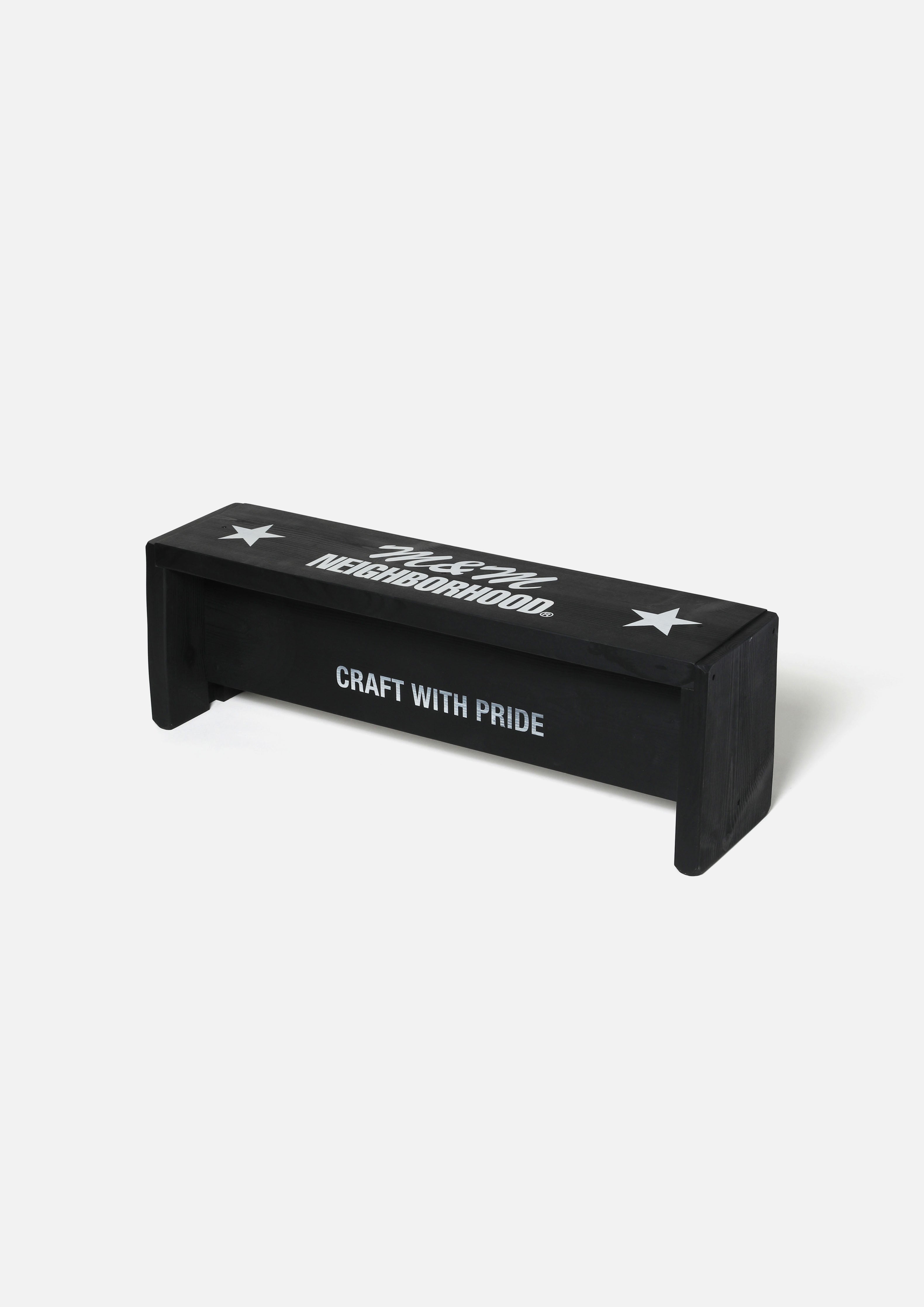 Neighborhood NH X M&M Bench Holzbank Schwarz 90 cm