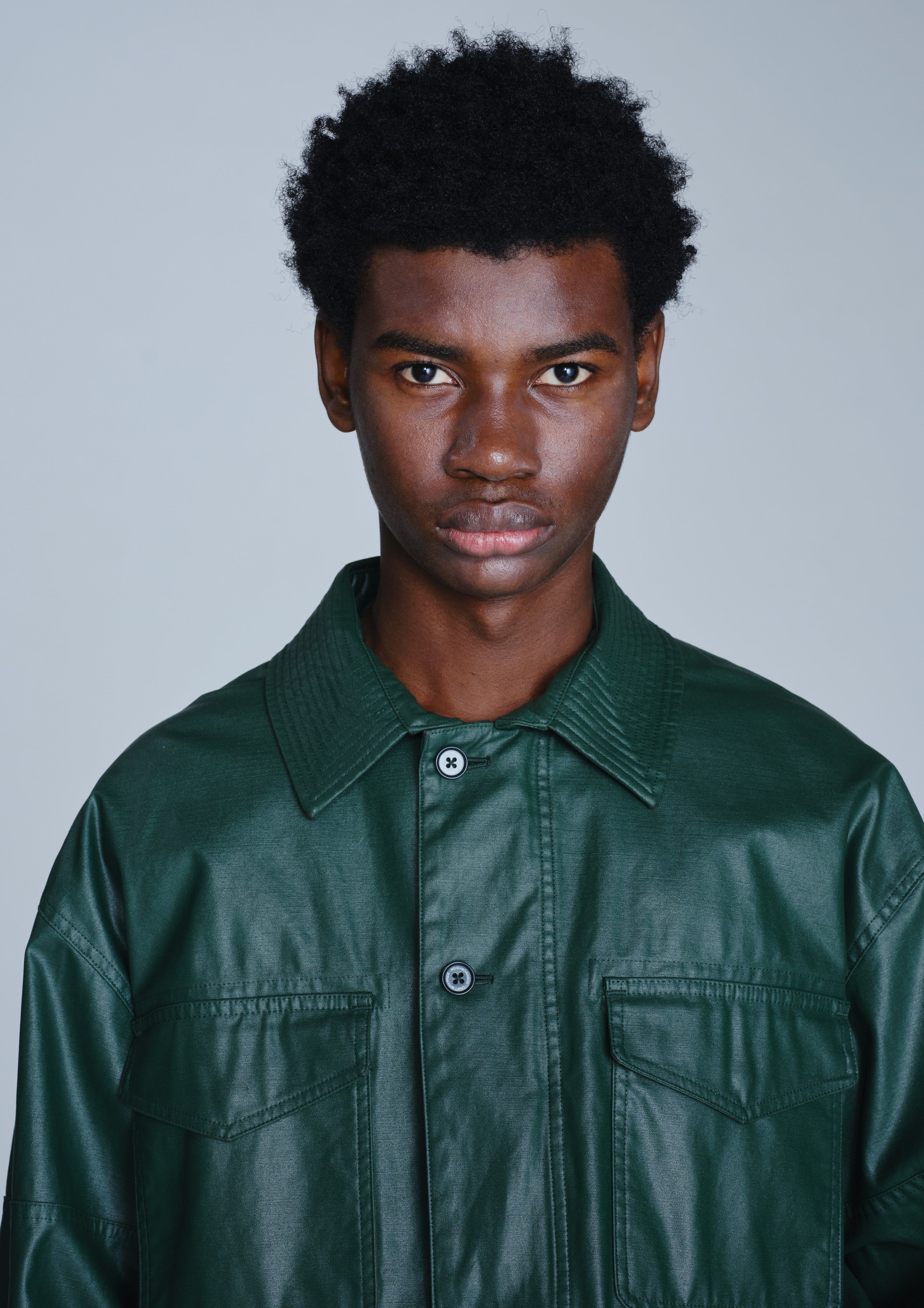 Neighborhood Coated M-43 Type Jacket Feldjacke Grün M Baumwolle