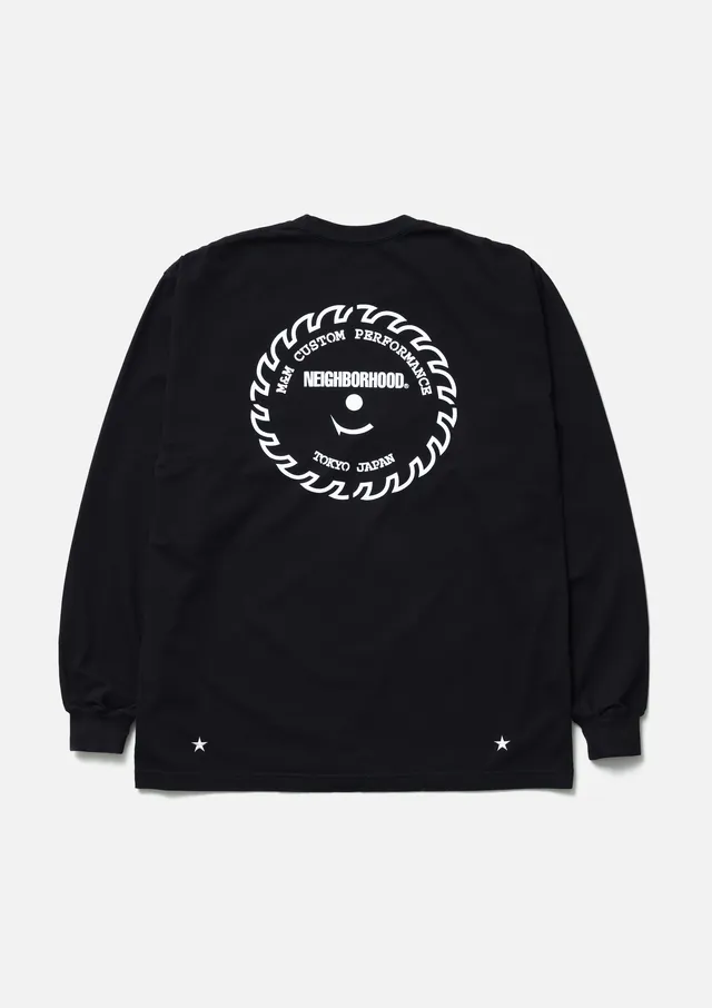 Neighborhood NH x M&M Tee LS Longsleeve Schwarz Print