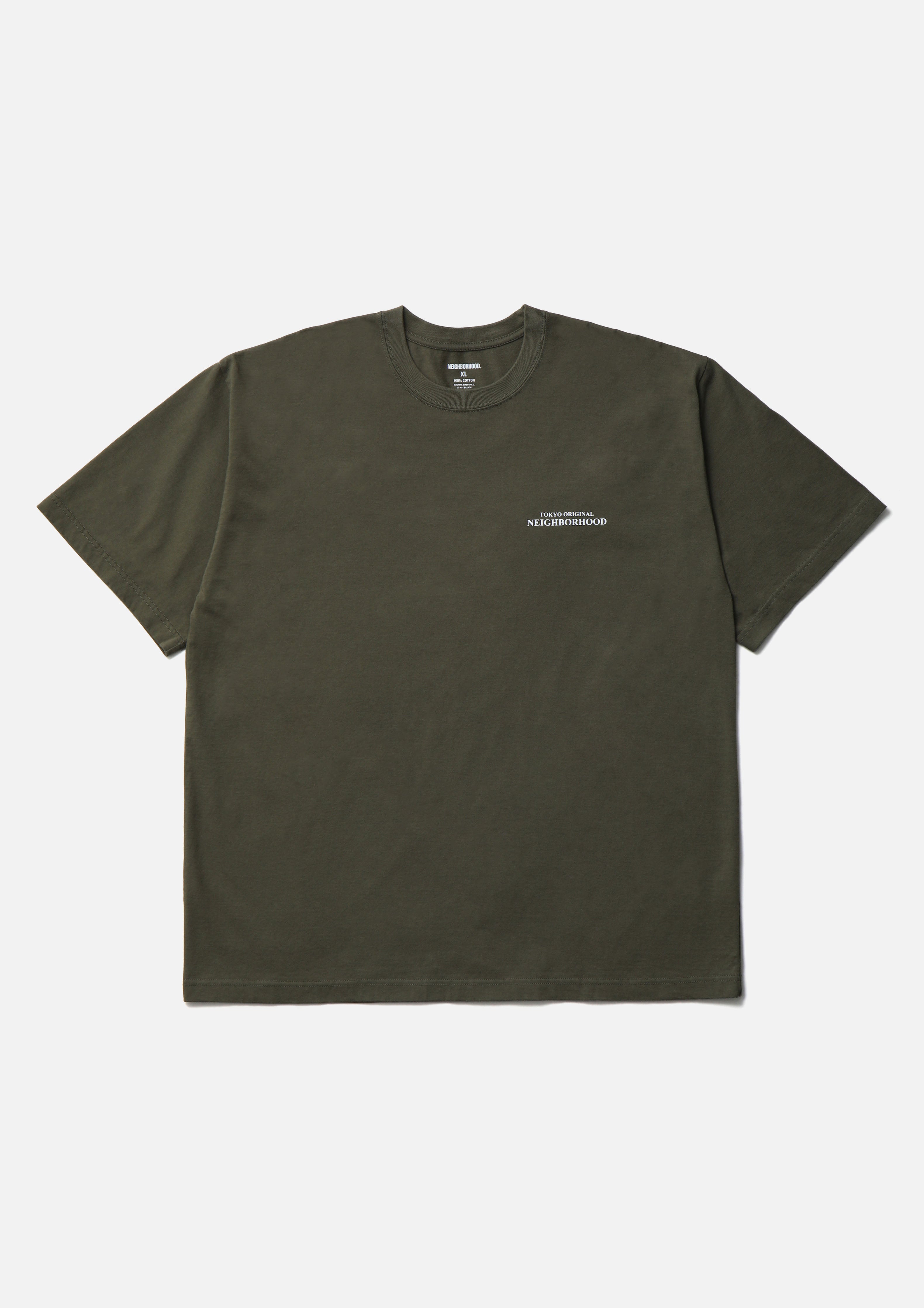 Neighborhood NH Tee SS-10 T-Shirt Olive Baumwolle