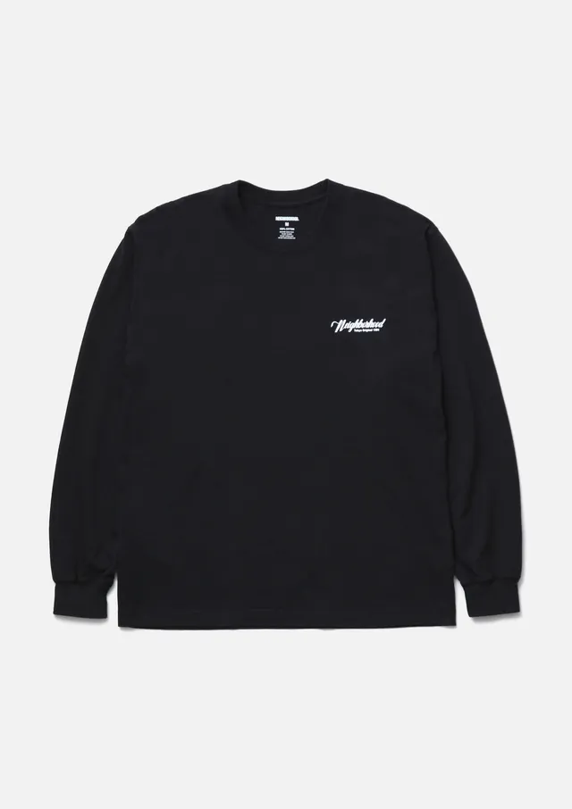 Neighborhood NH Tee LS-11 Longsleeve Schwarz Baumwolle