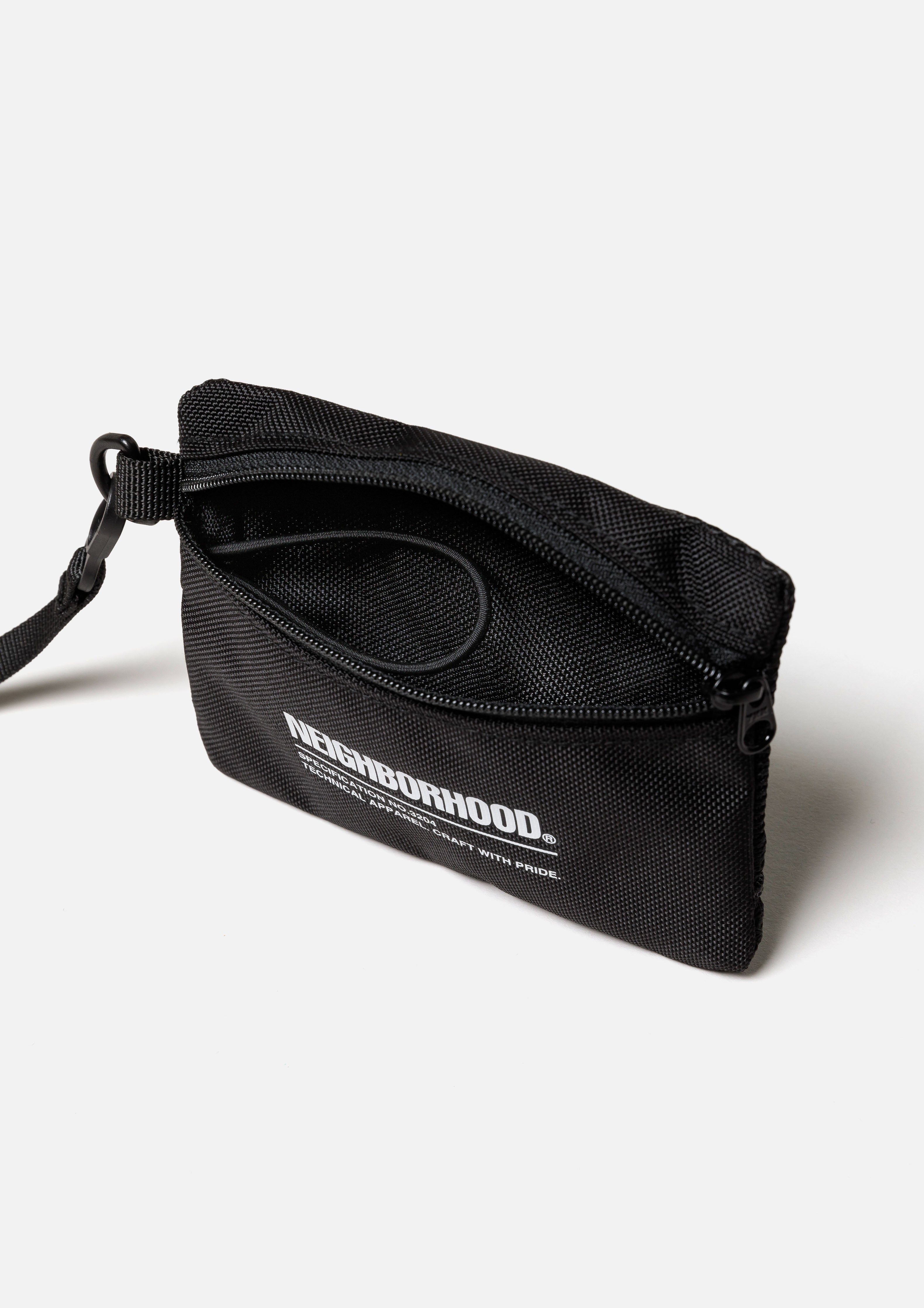 Neighborhood Accessories Coin Case Münzbeutel Schwarz Nylon
