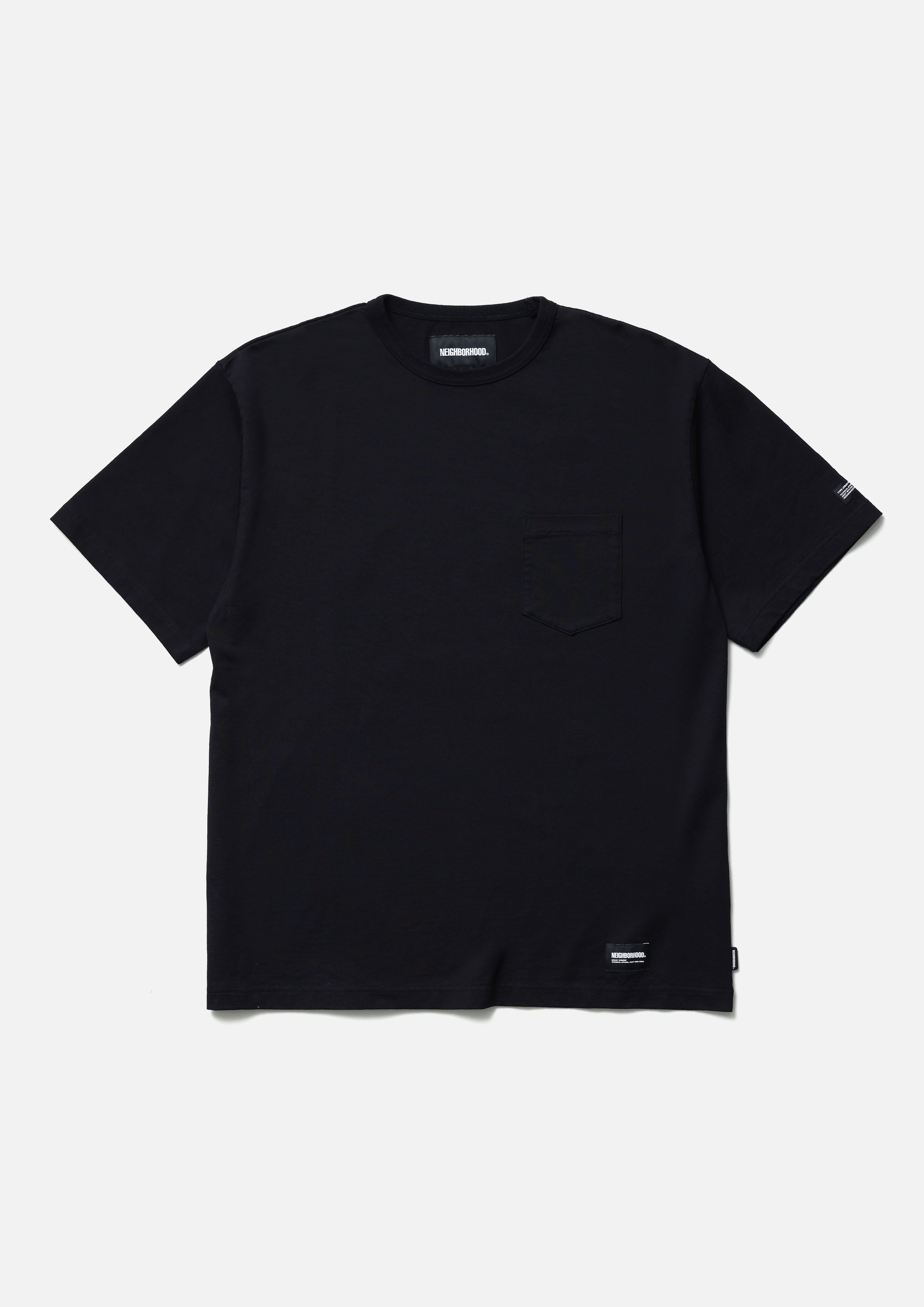 Neighborhood Classic Crewneck T-Shirt Schwarz