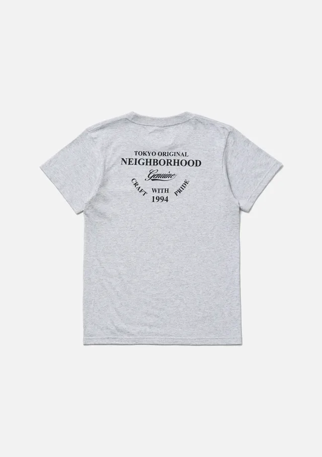 Neighborhood OT Tee SS-7 Kinder T-Shirt Grau Heavyweight