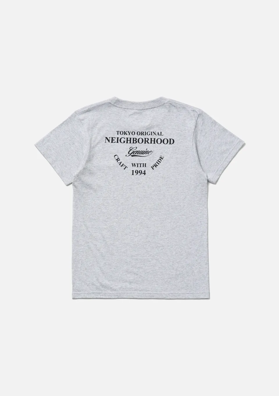 Neighborhood OT Tee SS-7 Kinder T-Shirt Grau Heavyweight