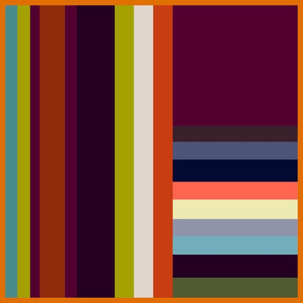 Barbieri Foulard Design Seidentuch 100x100 reine Seide