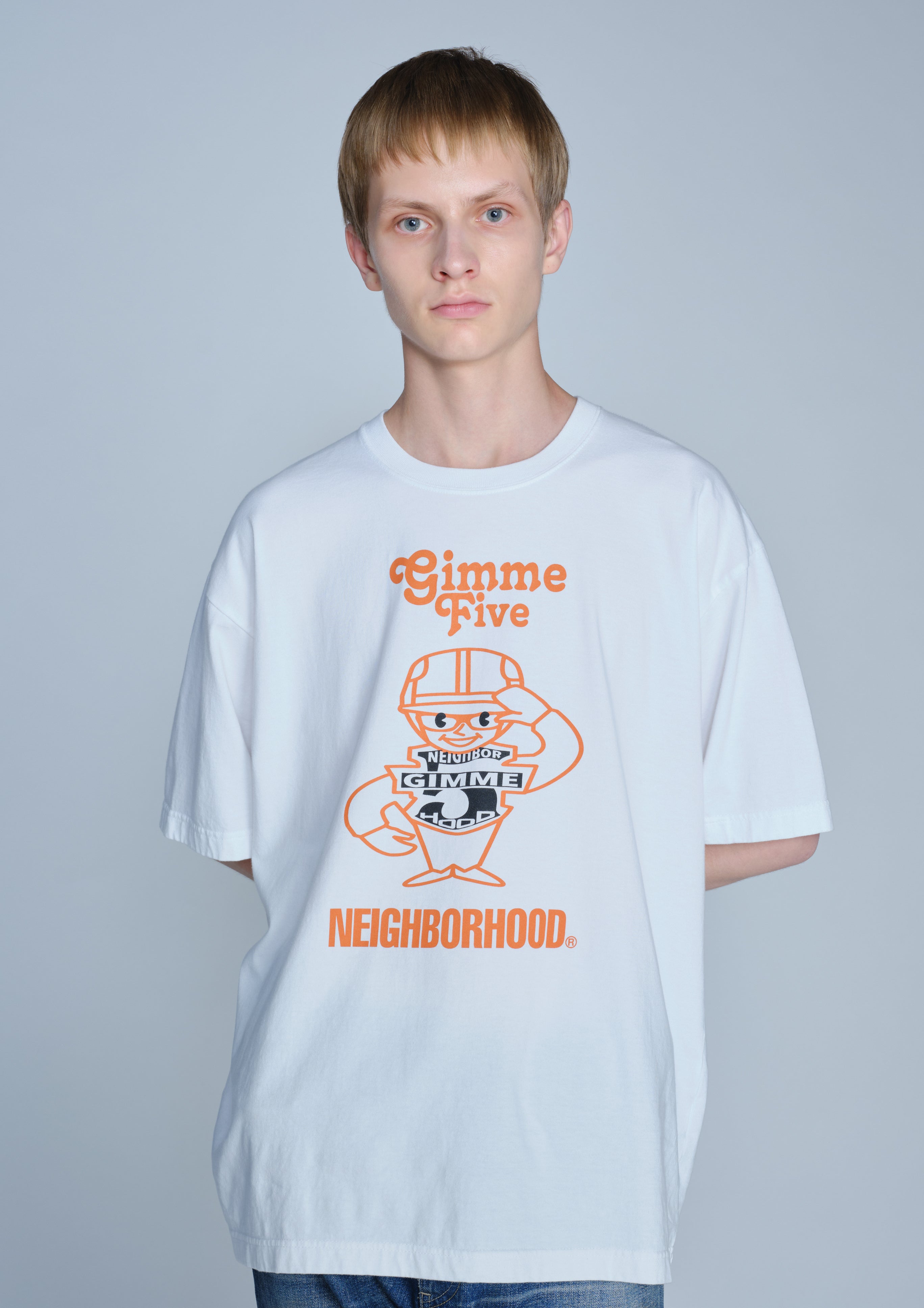 Neighborhood NH X Gimme Five Tee SS-1 T-Shirt Schwarz M