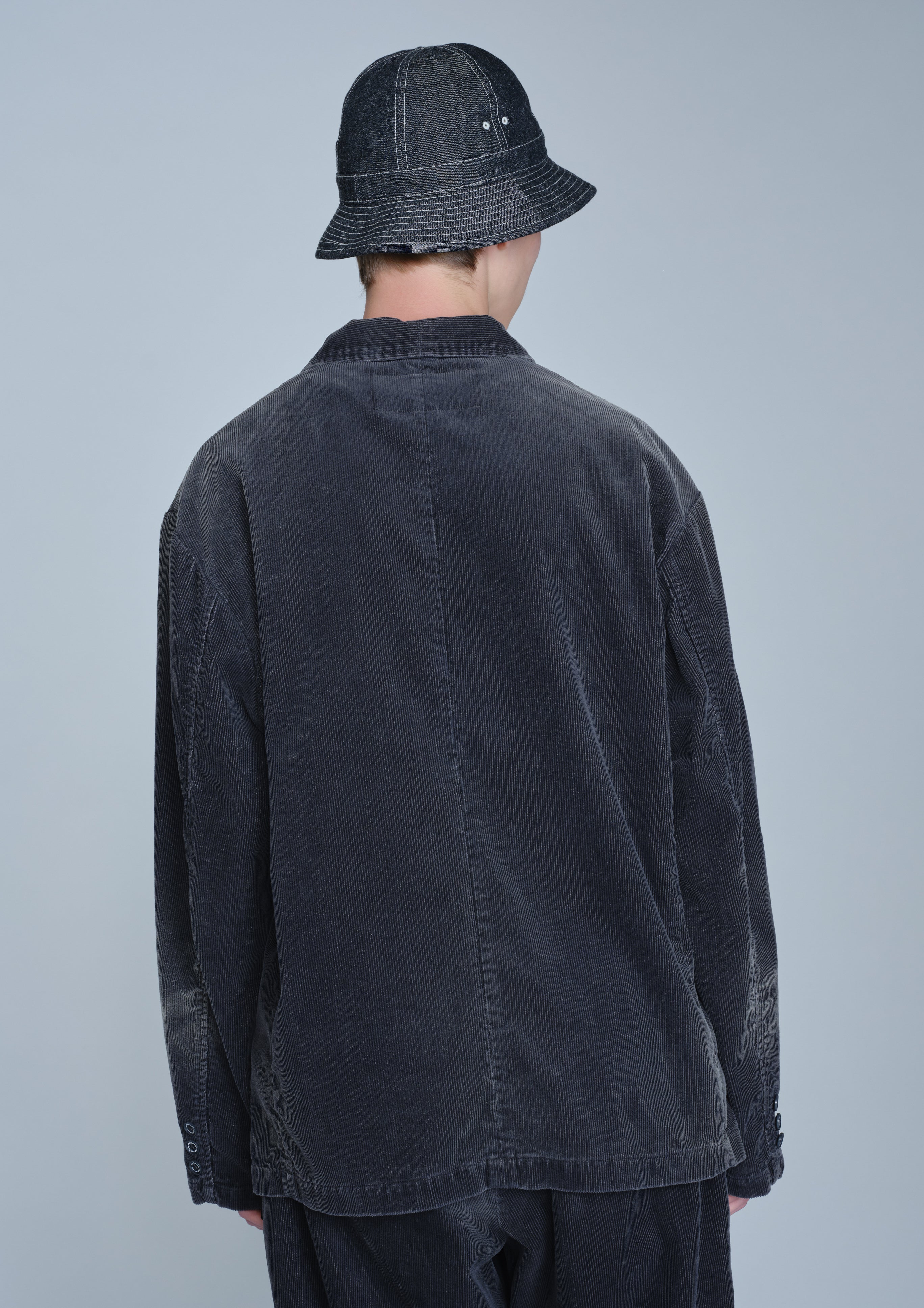 Neighborhood Washed Corduroy 3B Jacke Olive Drab Cord